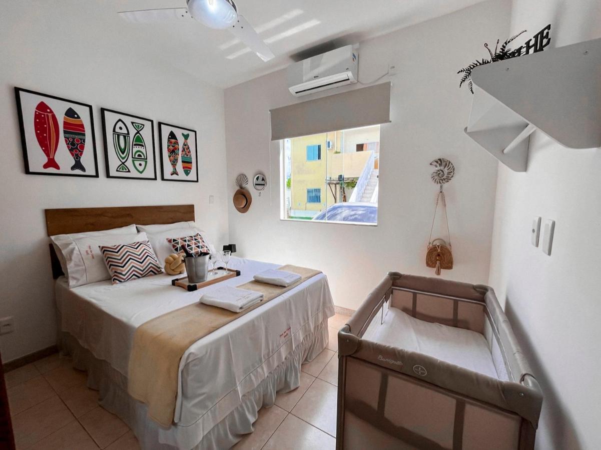 Promocao No Pedacinho Do Paraiso - Cond Praia Dos Corais - 200M Praias C Vermelha E Muta, Prox Cabana Dos Corais - Apto Terreo, 2 Quartos Com Ar-Condicionado, Area Gourmet Com Churrasqueira, Cozinha Completa, Wi-Fi 200 Mbps Apartment Porto Seguro Ngoại thất bức ảnh